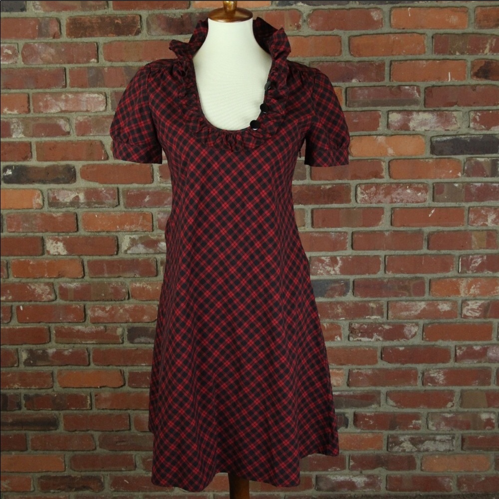 J crew Buffalo plaid dress